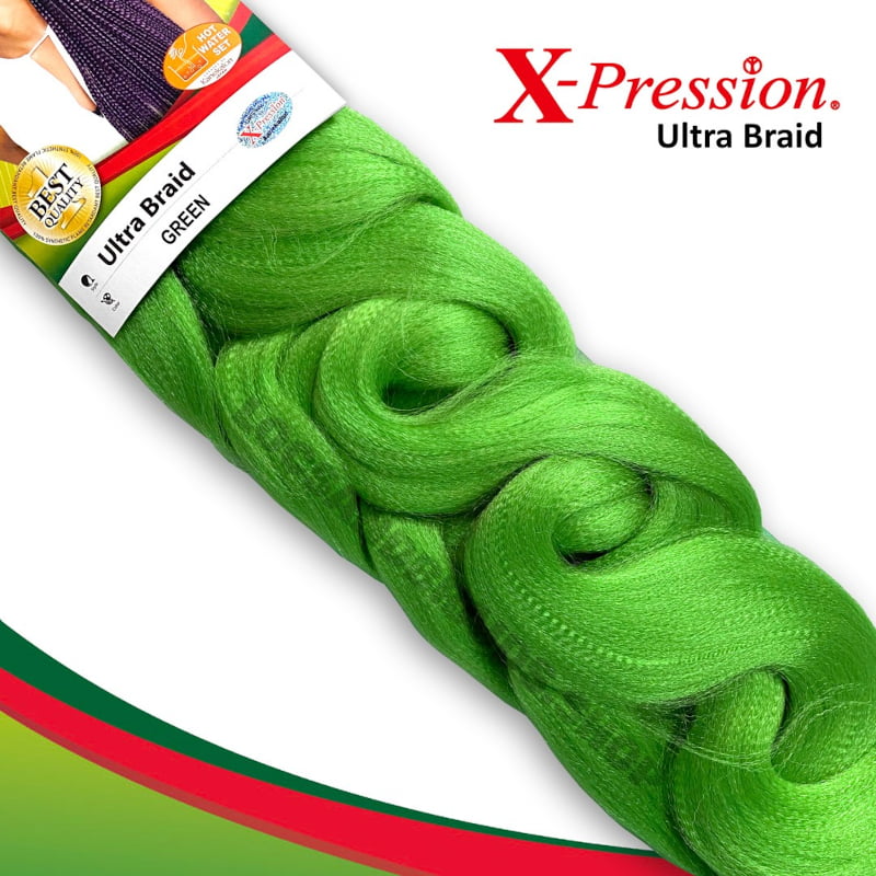 X-Pression 100% kanekalon Colour Green