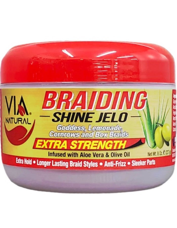 VIA Natural Braid Shine Jelo - Extra Strength 8oz
