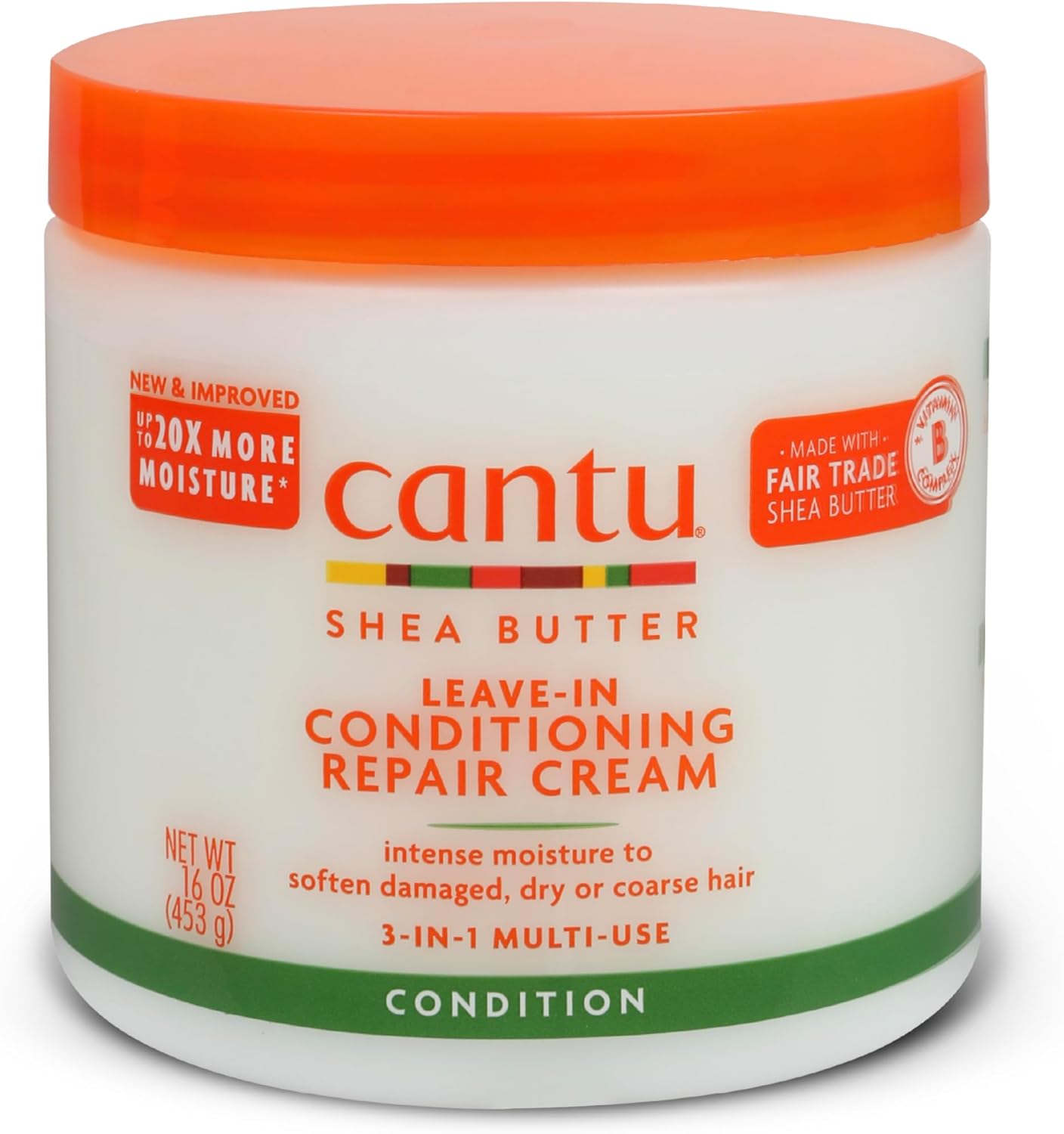 Cantu Leave-In Conditioning Repair Cream 453g