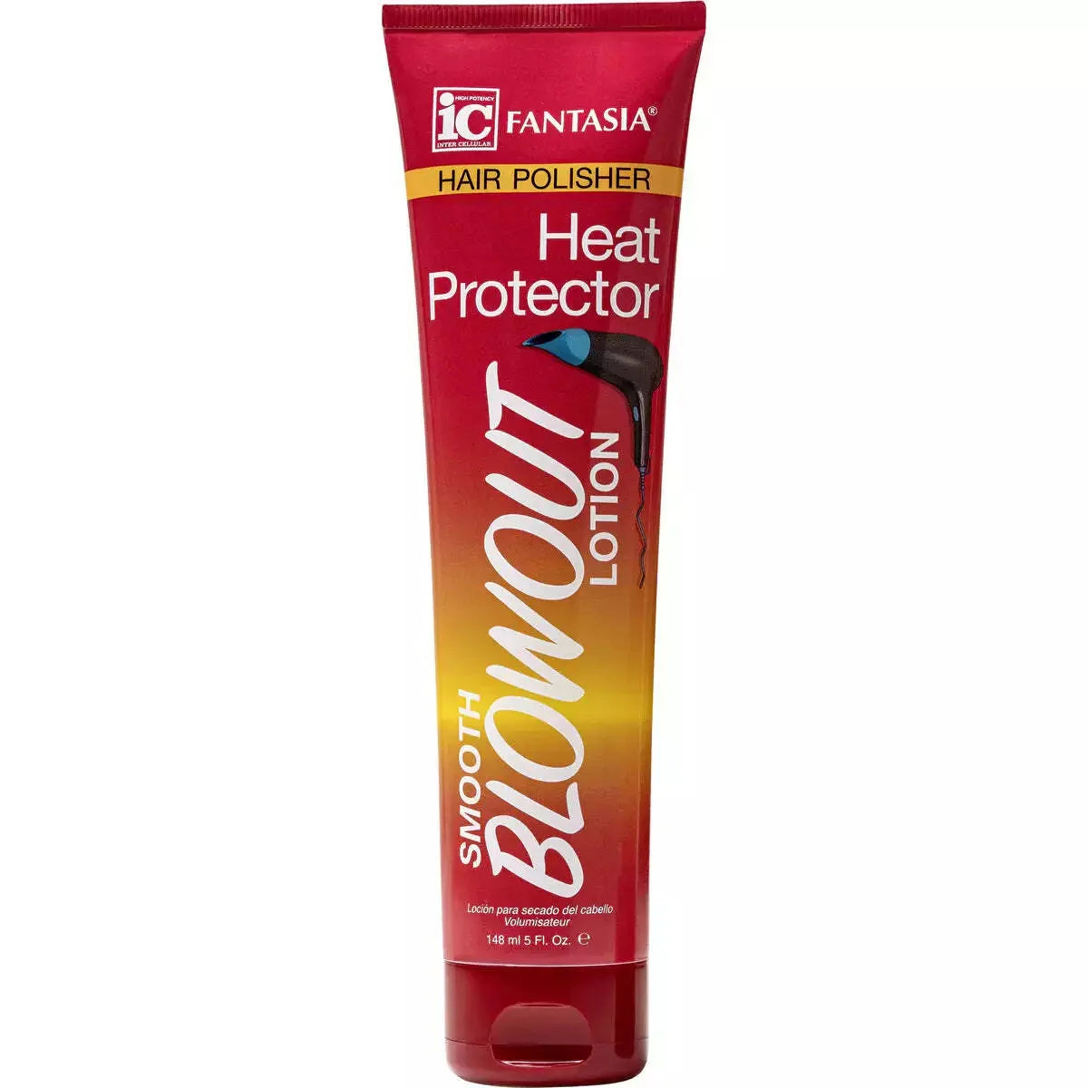IC Fantasia Hair Polisher Heat Protector Blowout Lotion