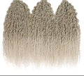 Ombre Honey Blonde Deep Wave Curl Twist Crochet Hair Extension 300gram