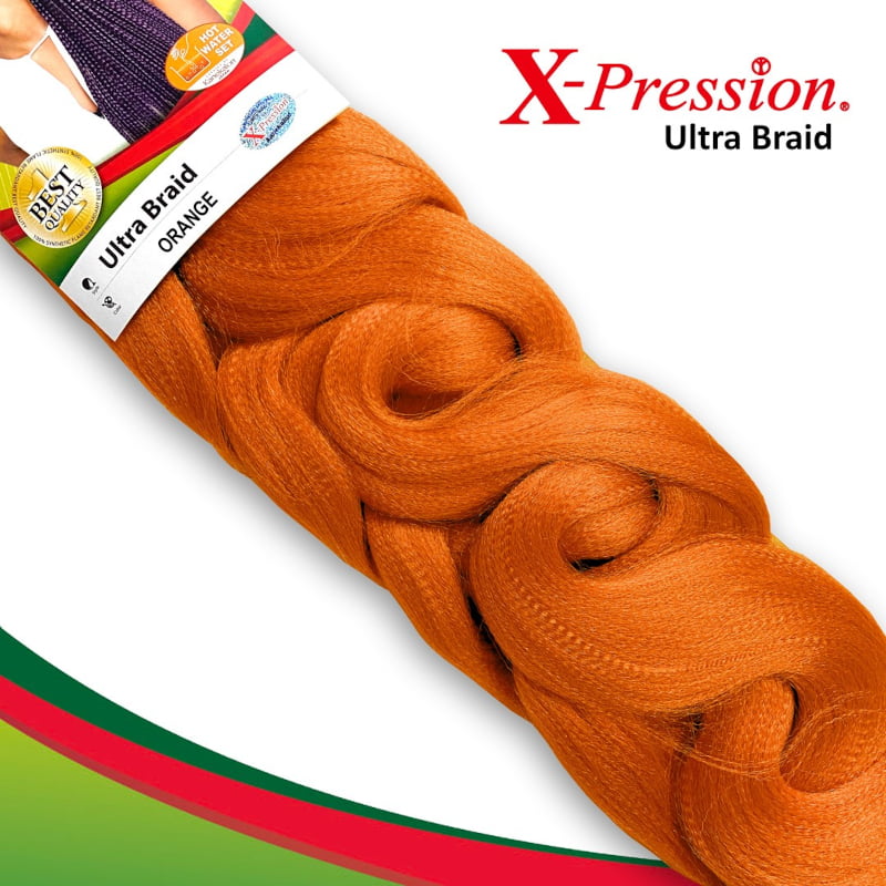 X-Pression 100% kanekalon Colour Orange