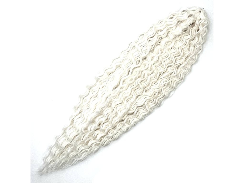 Wavy Kanekalon Ariel 75cm 300gr White