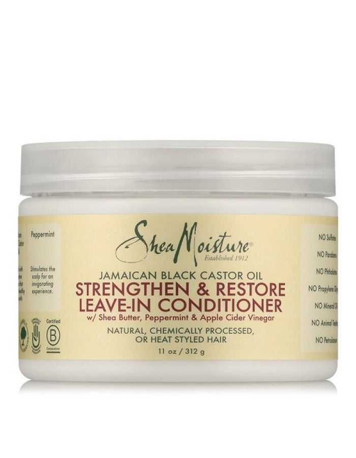 Shea Moisture Jamaican Black Castor Oil Strengthen & Restore Leave-In Conditioner